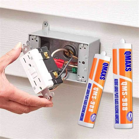 silicone caulk electrical box|sealing electrical boxes.